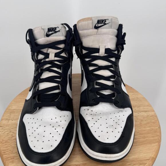 Nike Dunk High Retro Shoes Mens 10.5 Black White Panda Sneakers DD1399-105 main image 12